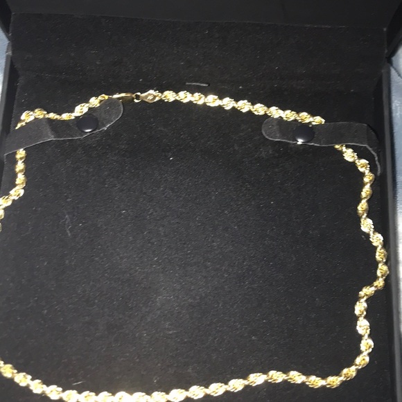 Golden rope chain 14k gold I bought for 1.700